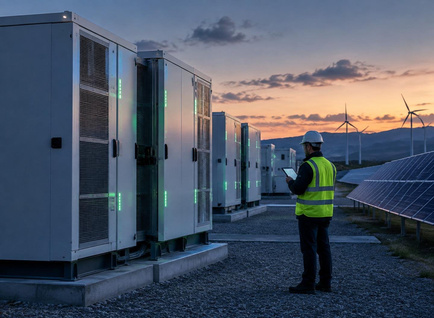Sistema BESS integrado con generación solar